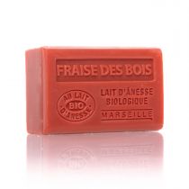 SAVON LAIT D'ÂNESSE - FRAISE DES BOIS 60g