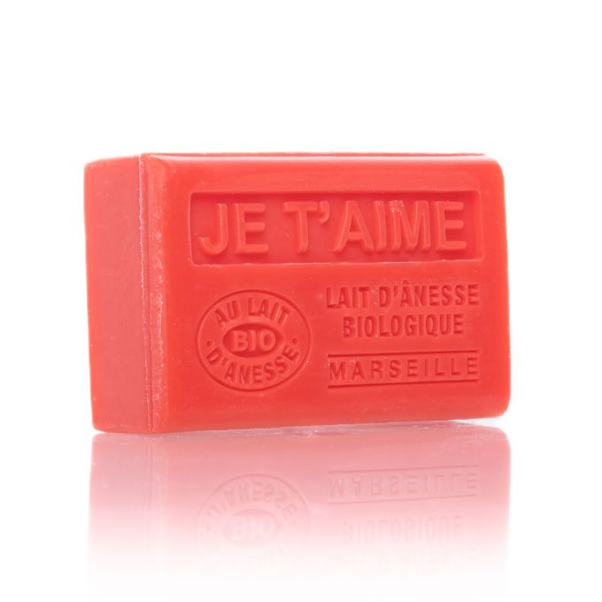 SAVON LAIT D'ÂNESSE - JE T'AIME 60g