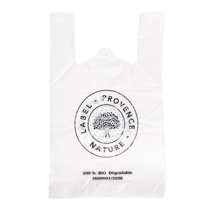 SAC PLASTIQUE BIODÉGRADABLE 26 X 45