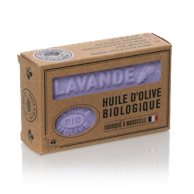 BOITE CARTON 125gINDIVIDUELLESAVON OLIVE