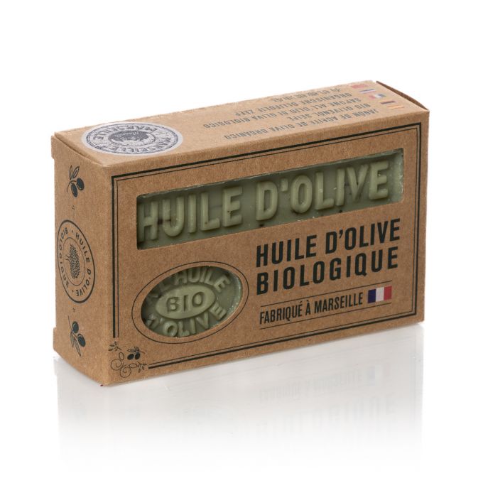 BOITE CARTON 125gINDIVIDUELLESAVON OLIVE