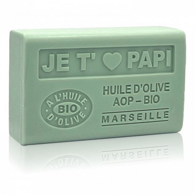 SAVON JE T'AIME PAPI HUILE D'OLIVE 125GR