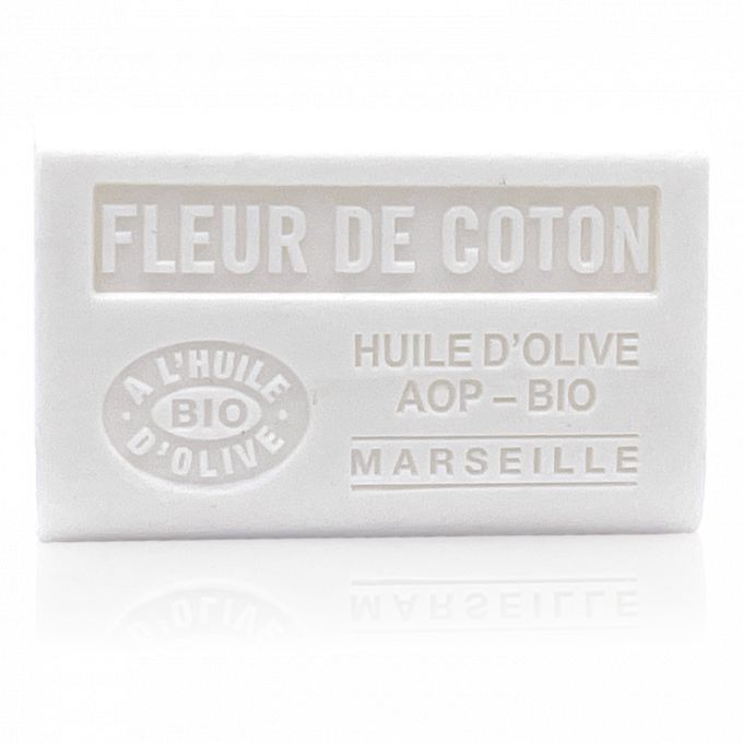 SAVON FLEUR DE COTON HUILE D'OLIVE BIO 125GR