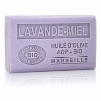 SAVON À L'HUILE D'OLIVE BIO LAVANDE MIEL 