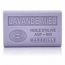 SAVON À L'HUILE D'OLIVE BIO LAVANDE MIEL 