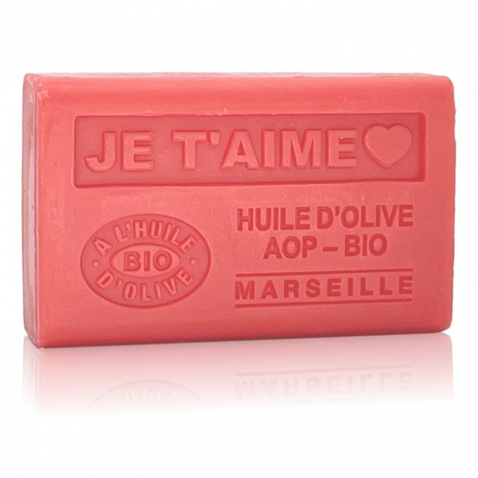 SAVON JE T'AIME AVEC UN COEUR HUILE D'OLIVE 125GR