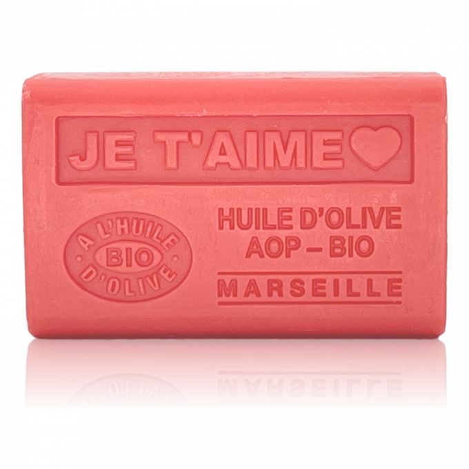 SAVON JE T'AIME AVEC UN COEUR HUILE D'OLIVE 125GR