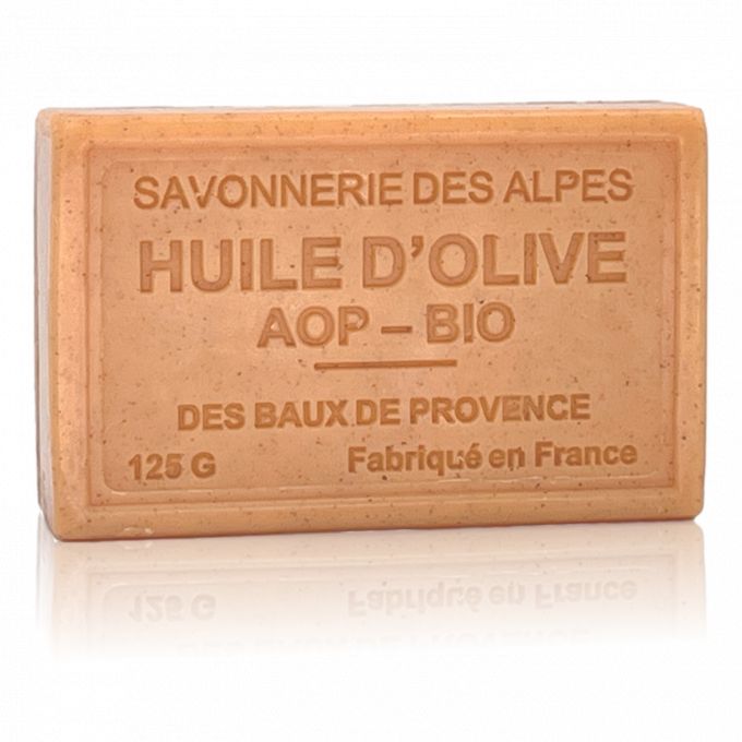 SAVON ABRICOT EXFOLIANT HUILE D'OLIVE BIO 125GR