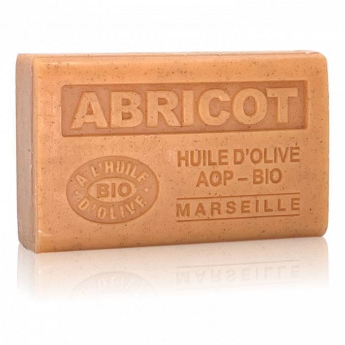 SAVON ABRICOT EXFOLIANT HUILE D'OLIVE BIO 125GR