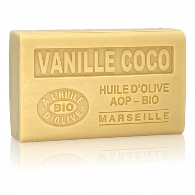 SAVON VANILLE CACAO HUILE D'OLIVE BIO 125G