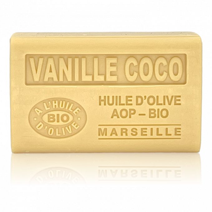 SAVON VANILLE CACAO HUILE D'OLIVE BIO 125G