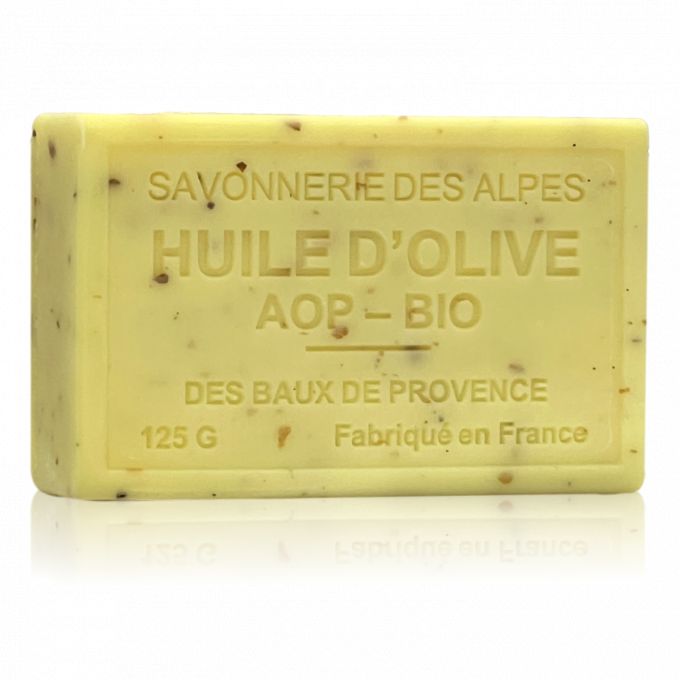 SAVON CITRON EXFOLIANT HUILE D'OLIVE BIO 125GR