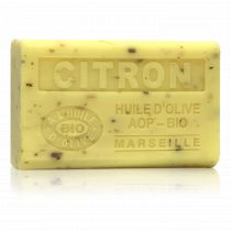 SAVON CITRON EXFOLIANT HUILE D'OLIVE BIO 125GR