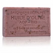 SAVON ROSE PETALES EXFOLIANT HUILE D'OLIVE BIO 125GR