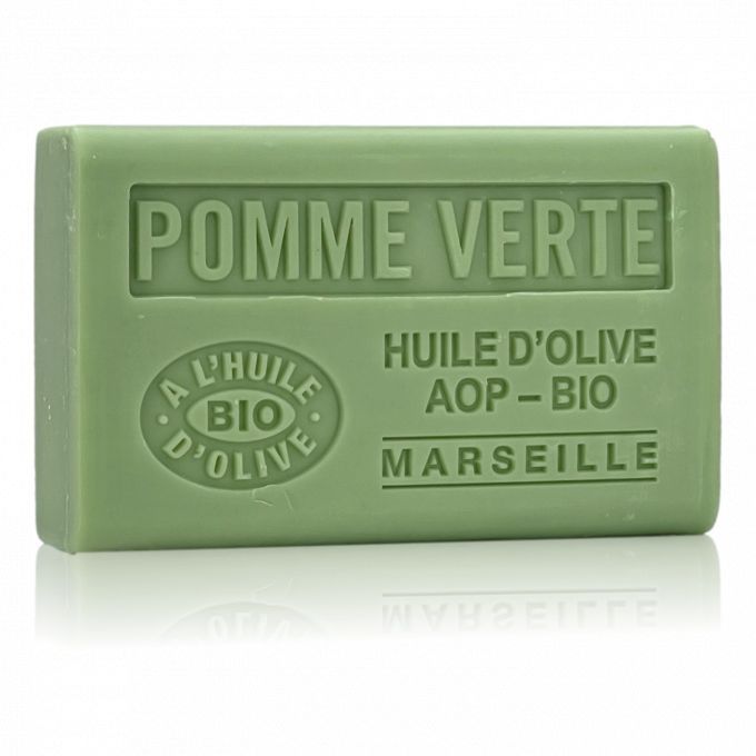 SAVON À L'HUILE D'OLIVE AOP-BIO POMME VERTE