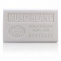 SAVON À L'HUILE D'OLIVE BIO MUSC BLANC 