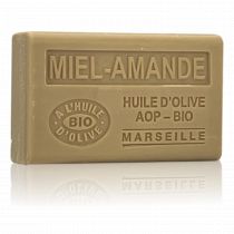 SAVON MIEL AMANDE HUILE D'OLIVE BIO 125G