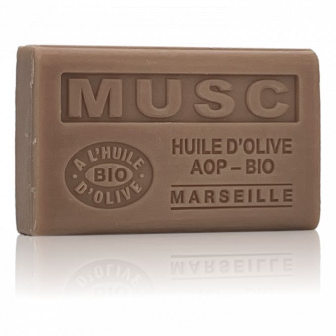 SAVON MUSC HUILE D'OLIVE BIO 125GR