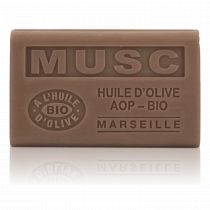 SAVON MUSC HUILE D'OLIVE BIO 125GR