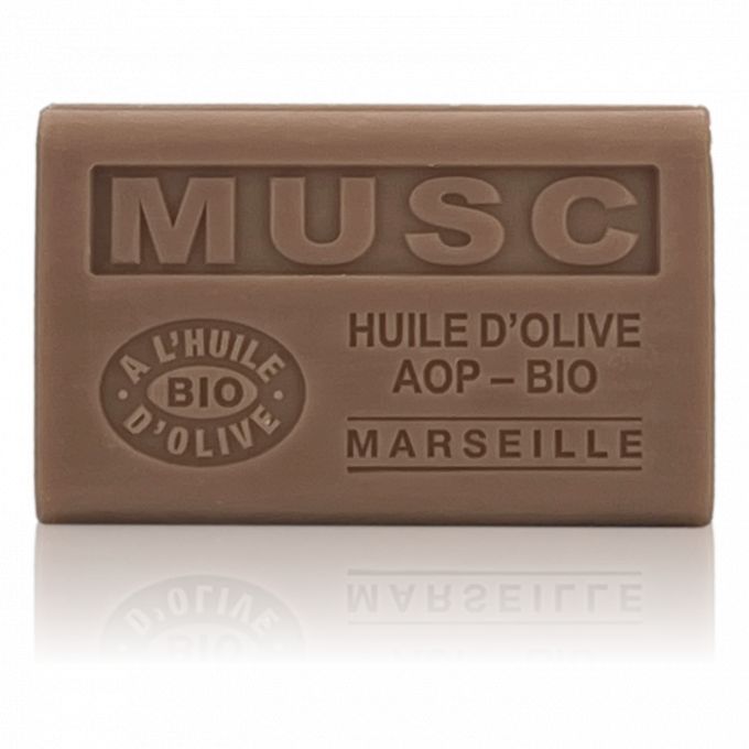 SAVON MUSC HUILE D'OLIVE BIO 125GR