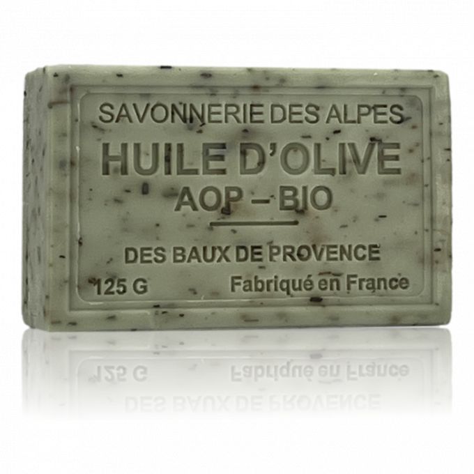 SAVON THYM EXFOLIANT HUILE D'OLIVE BIO 125GR