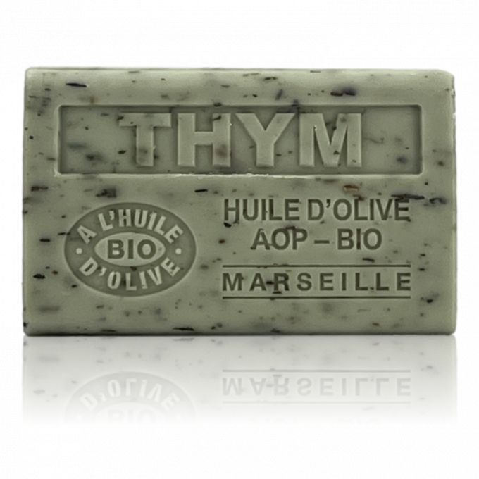 SAVON THYM EXFOLIANT HUILE D'OLIVE BIO 125GR