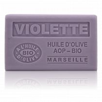 SAVON VIOLETTE HUILE D'OLIVE BIO 125GR