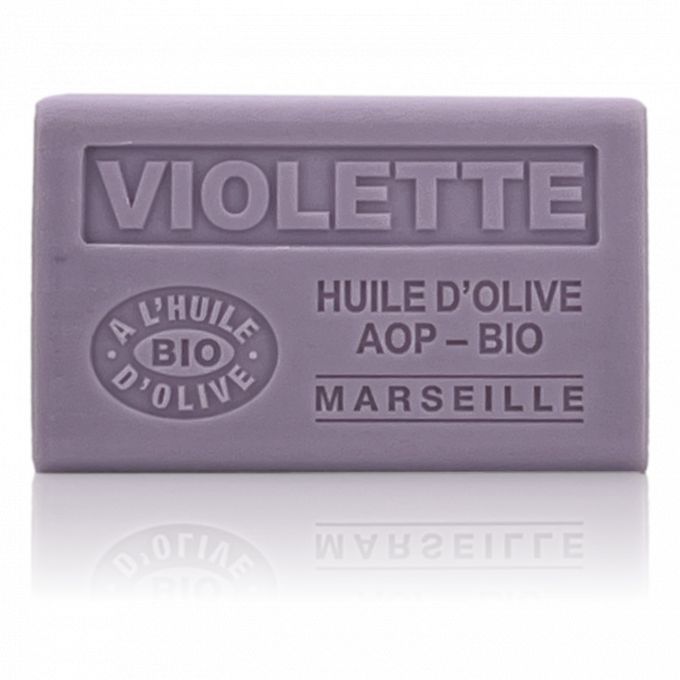 SAVON VIOLETTE HUILE D'OLIVE BIO 125GR