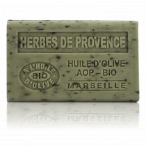 SAVON À L'HUILE D'OLIVE AOP-BIO HERBES DE PROVENCE EXFOLIANT