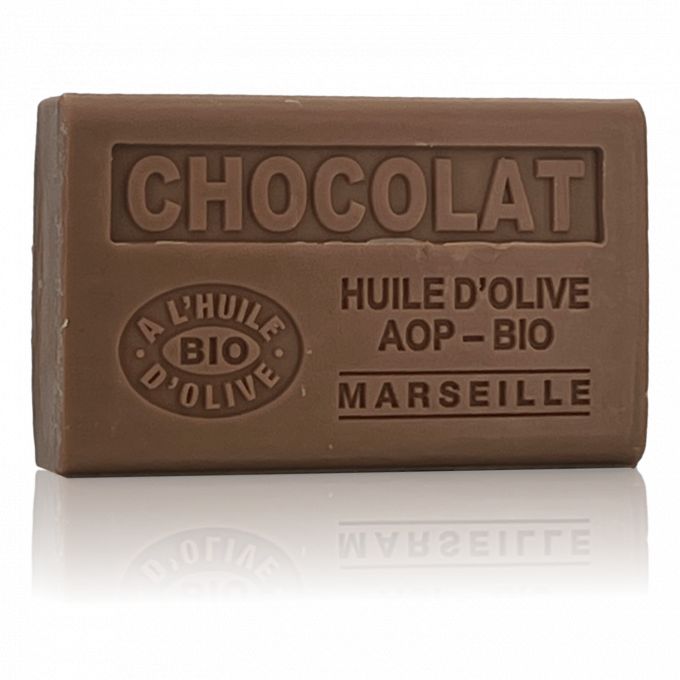 SAVON À L'HUILE D'OLIVE AOP-BIO CHOCOLAT