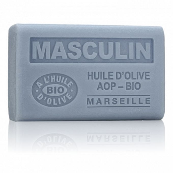 SAVON MASCULIN HUILE D'OLIVE BIO 125GR