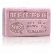 SAVON FLEUR DE CERISIER EXFOLIANT HUILE D'OLIVE BIO 125GR