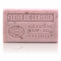 SAVON FLEUR DE CERISIER EXFOLIANT HUILE D'OLIVE BIO 125GR