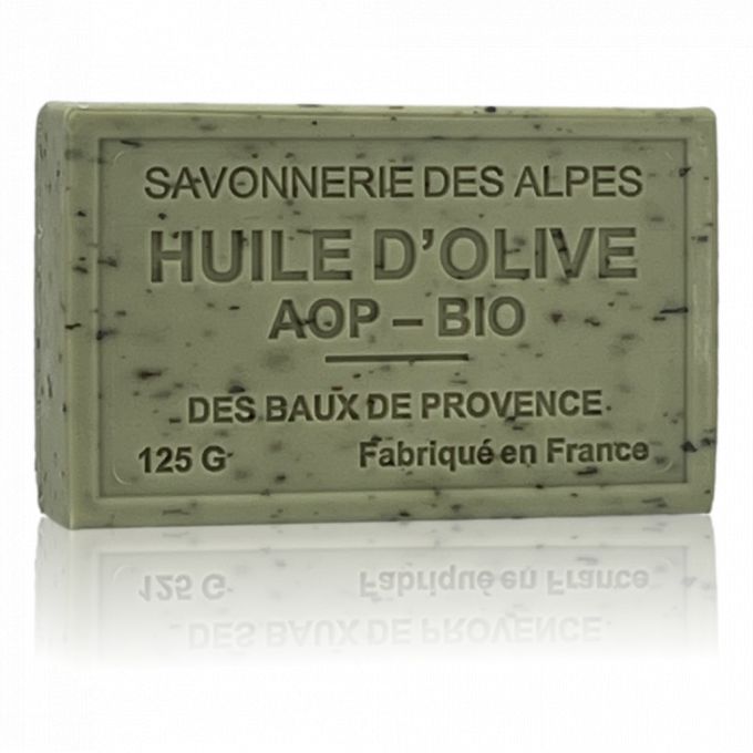 SAVON À L'HUILE D'OLIVE BIO EUCALYPTUS EXFOLIANT