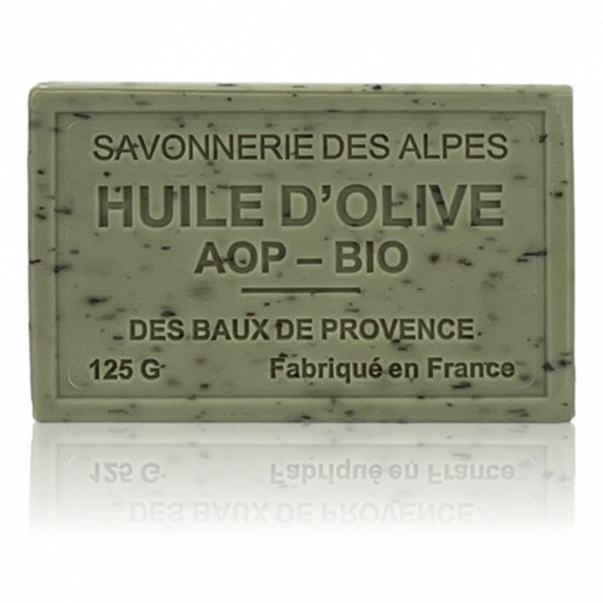 SAVON EUCALYPTUS EXFOLIANT HUILE D'OLIVE BIO 125GR