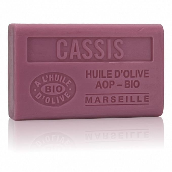 SAVON CASSIS HUILE D'OLIVE BIO 125GR