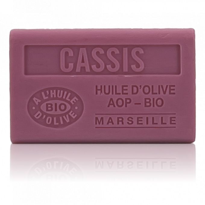 SAVON CASSIS HUILE D'OLIVE BIO 125GR