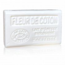 SAVON AU LAIT D'ÂNESSE BIO - FLEUR DE COTON