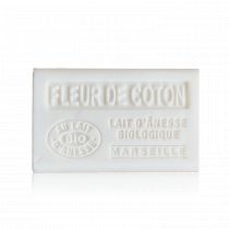 SAVON AU LAIT D'ÂNESSE BIO - FLEUR DE COTON