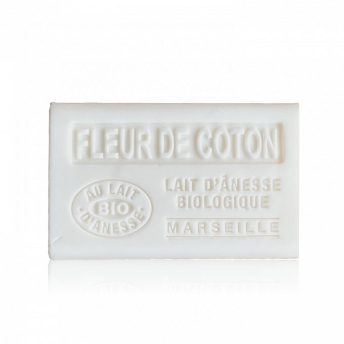 SAVON AU LAIT D'ÂNESSE BIO - FLEUR DE COTON