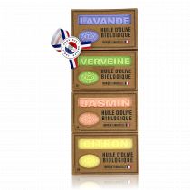 PAQUET 3 SAVONS OLIVE 125G AVEC BOITE INDIVIDUELLE