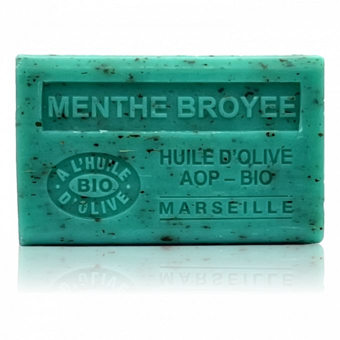 SAVON À L'HUILE D'OLIVE AOP-BIO MENTHE 