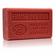 SAVON À L'HUILE D'OLIVE AOP-BIO FRAISE DES BOIS