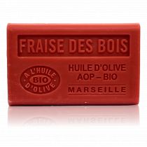 SAVON FRAISE DES BOIS HUILE D'OLIVE BIO 125GR