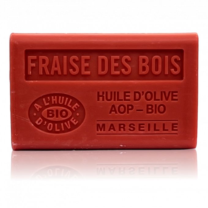 SAVON FRAISE DES BOIS HUILE D'OLIVE BIO 125GR