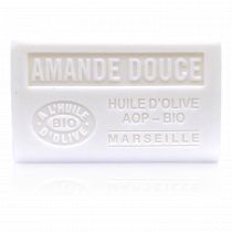 SAVON AMANDE DOUCE HUILE D'OLIVE BIO 125GR