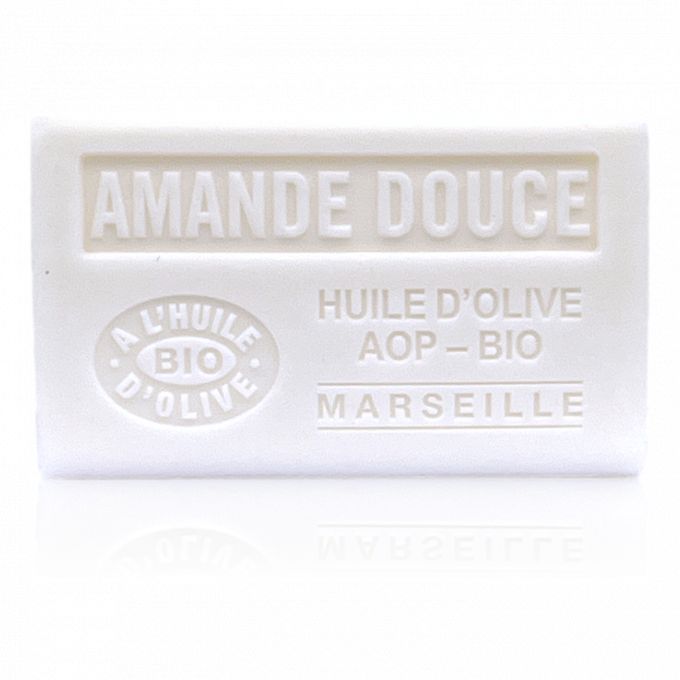 SAVON AMANDE DOUCE HUILE D'OLIVE BIO 125GR