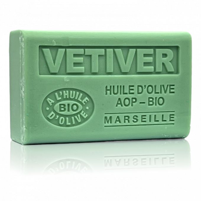 SAVON À L'HUILE D'OLIVE AOP - BIO VETIVER 