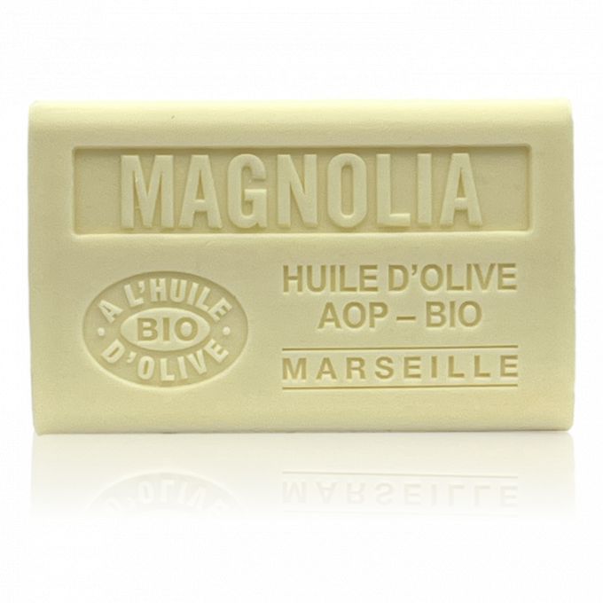 SAVON MAGNOLIA HUILE D'OLIVE BIO 125GR