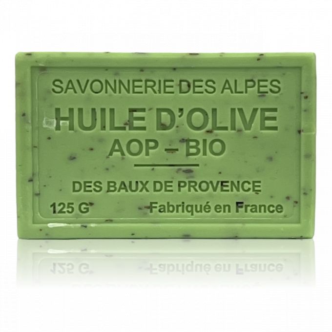 SAVON À L'HUILE D'OLIVE BIO VERVEINE EXFOLIANT 